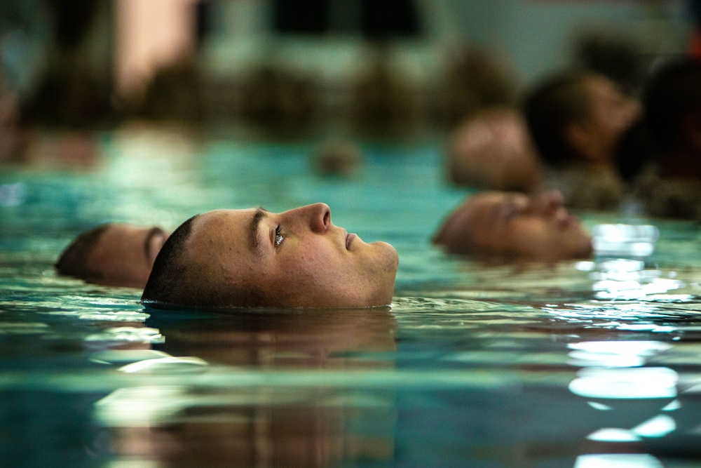 Charlie Company water survival basic