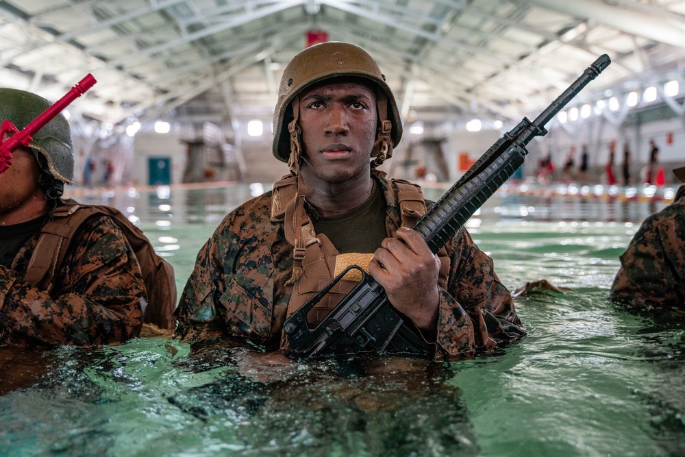 Charlie Company water survival basic