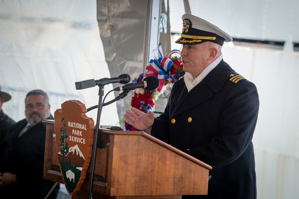 USS Constitution participates in Pearl Harbor Remembrance