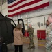 Capt. Stella gives brief in Hanger