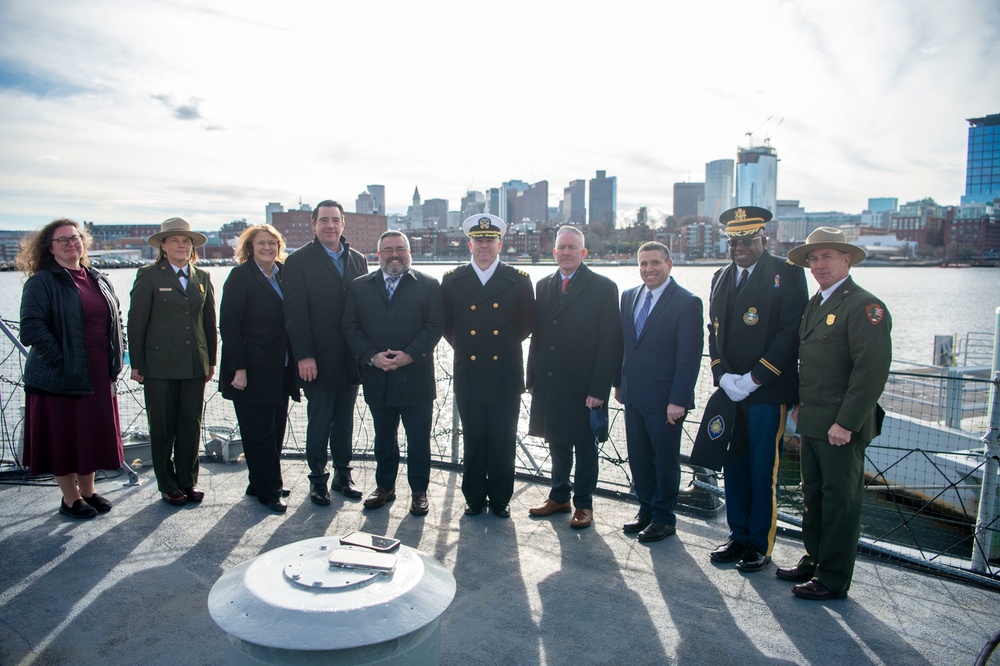 USS Constitution participates in Pearl Harbor Remembrance