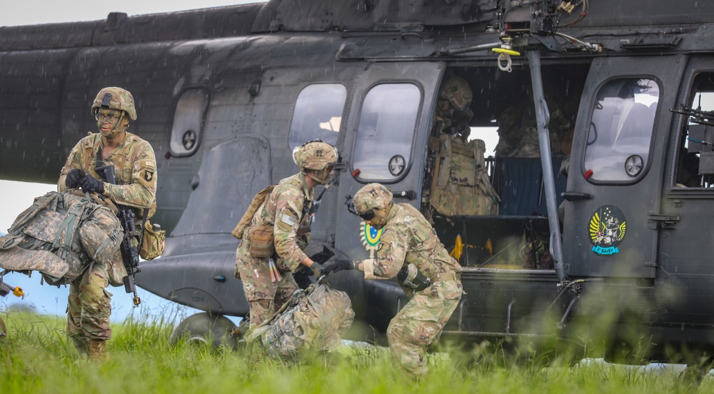 Rakkasans execute Air Assault Operations during Southern Vanguard 22