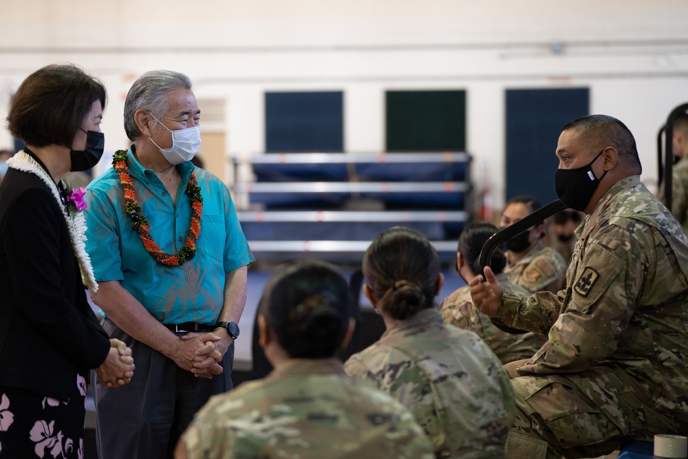 Distinguished Hawaii Leaders Visit Task Force Medical