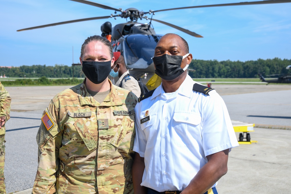 D.C. National Guard friends meet during dignitaries visit