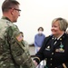 U.S. Army Major Amy Glatz recieves the Army Commendation award.