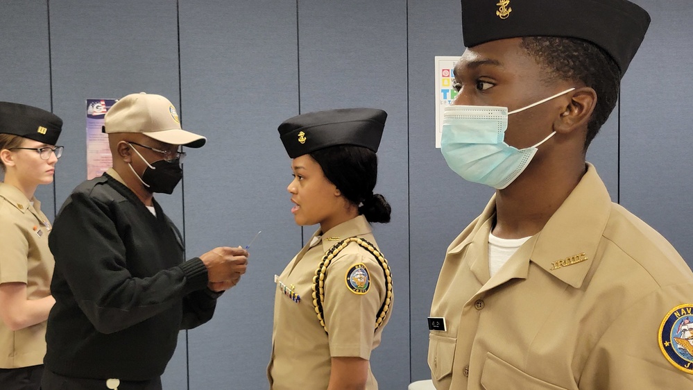 Benjamin Russell High School NJROTC Uniform Inspection