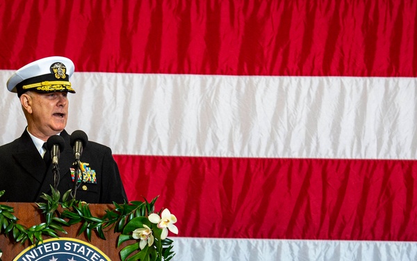 USFFC Change of Command Aboard GHWB