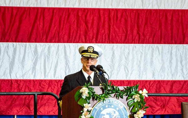USFFC  Change of Command Aboard GHWB