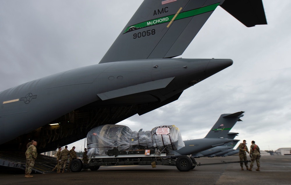 Swap in, swap out – McChord Airmen deploy to Al Udeid