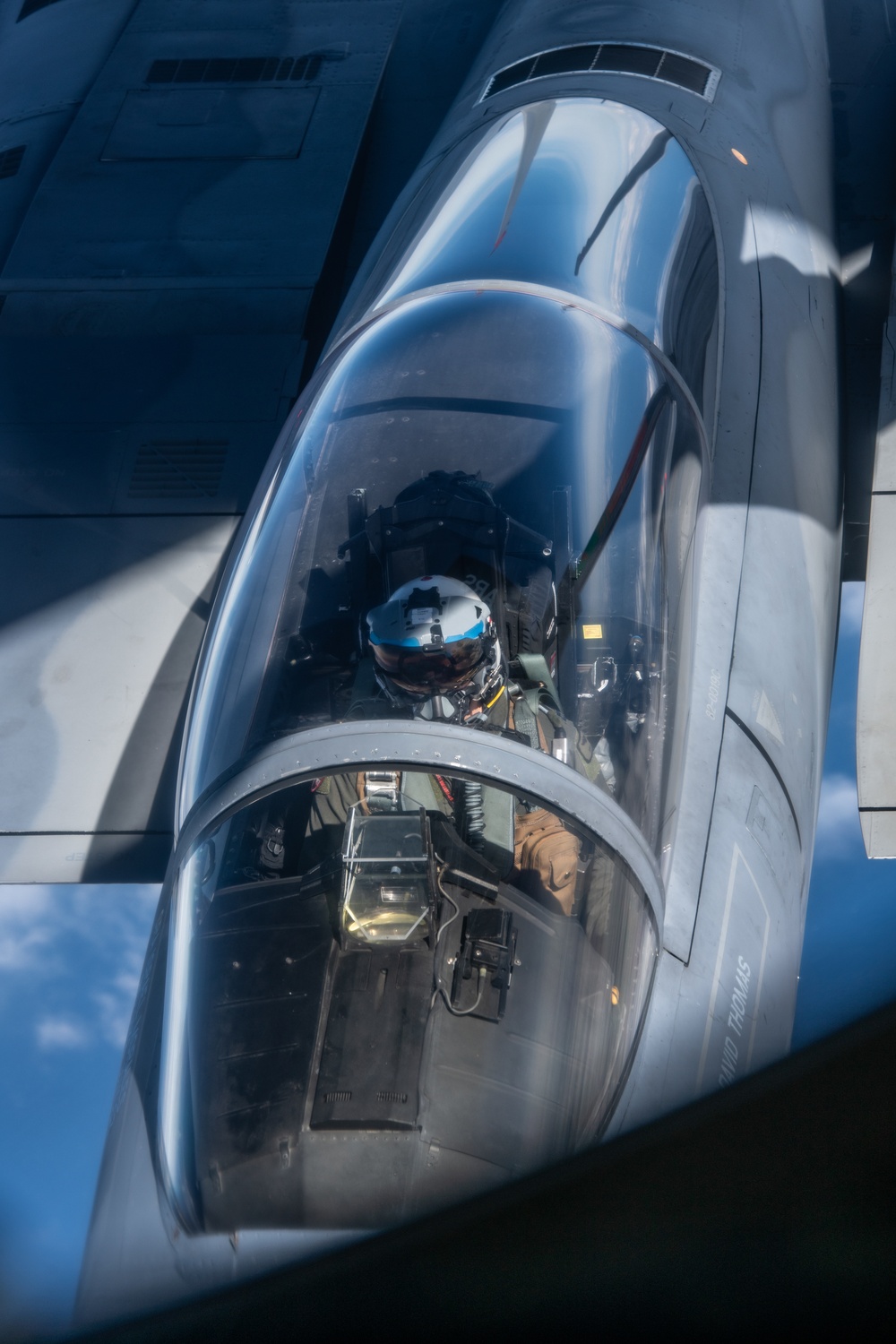 F-15C Eagles get refueled during Turkey Shoot
