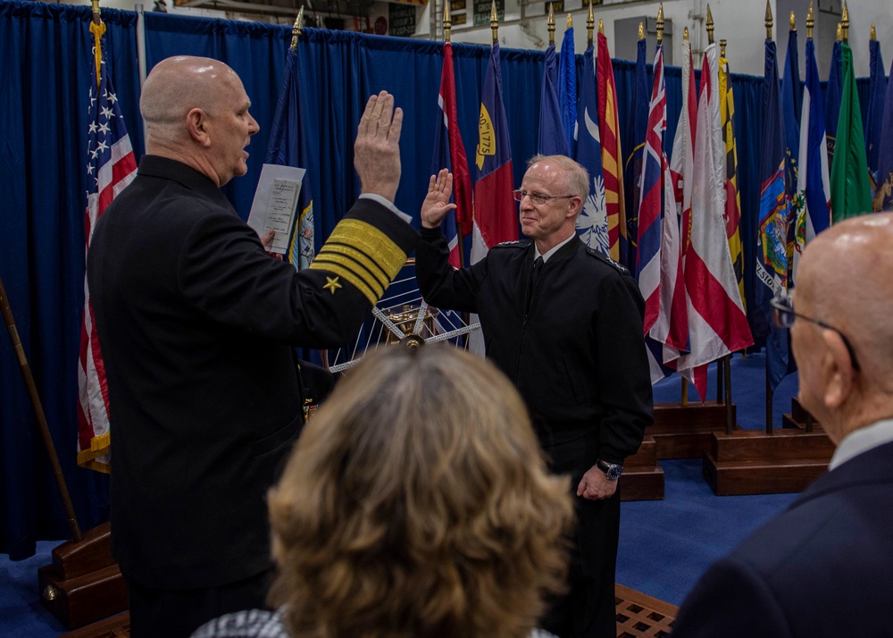 USFFC  Change of Command Aboard GHWB