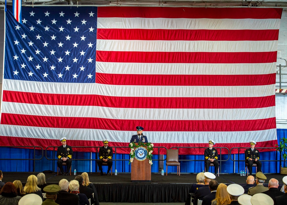 USFFC  Change of Command Aboard GHWB