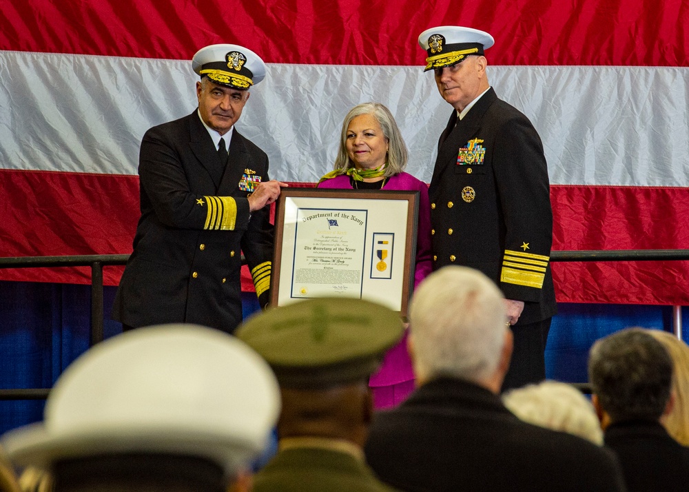 USFFC  Change of Command Aboard GHWB