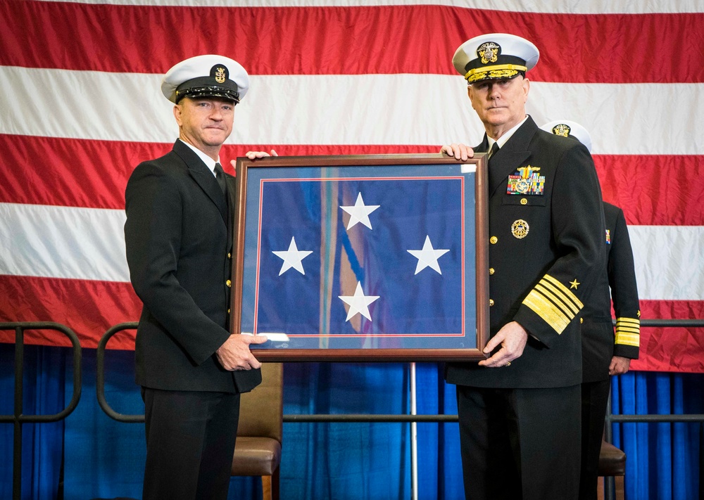 USFFC  Change of Command Aboard GHWB