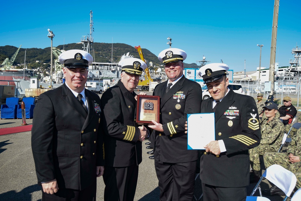 USS Arizona Relic Presentation