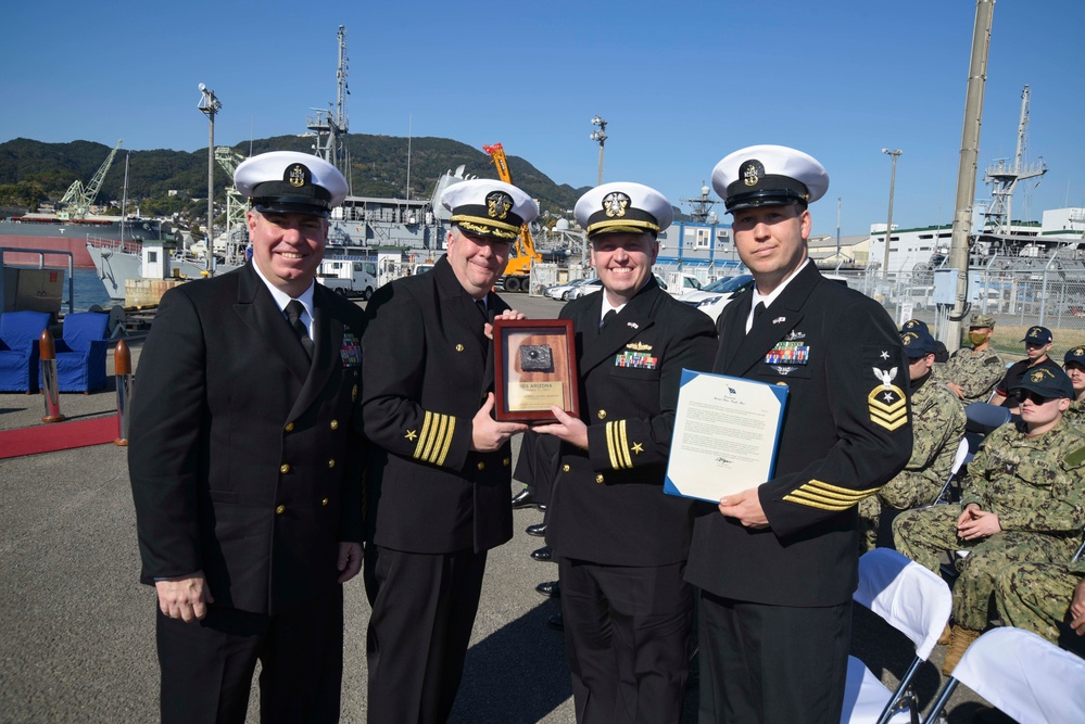 USS Arizona Relic Presentation