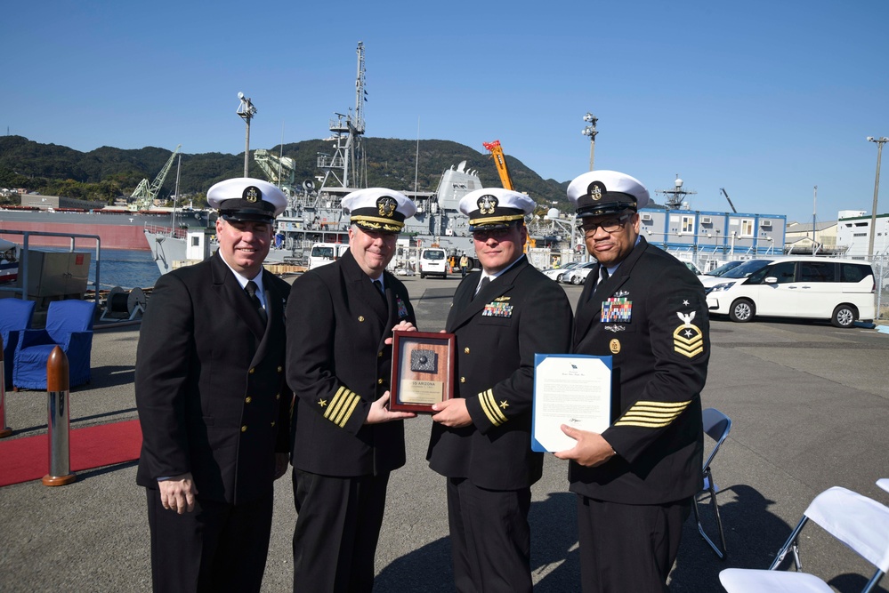 USS Arizona Relic Presentation