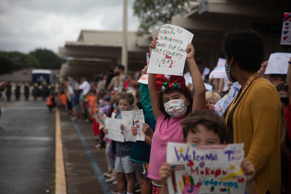 World War II veterans visit Mokapu Elementary, Marine Corps Base Hawaii