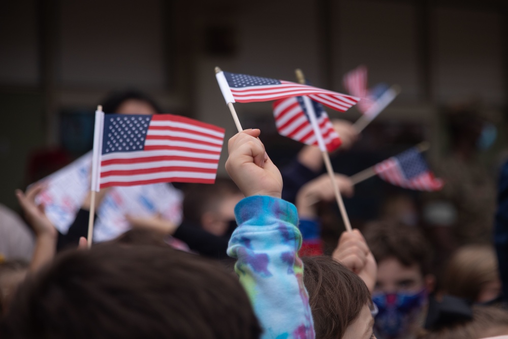 World War II veterans visit Mokapu Elementary, Marine Corps Base Hawaii