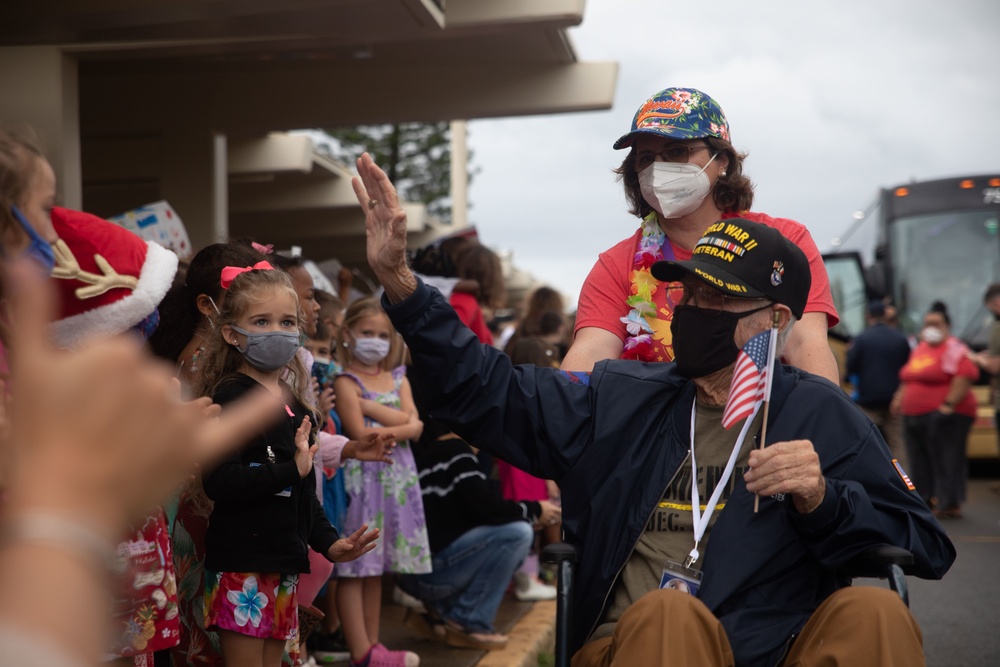 World War II veterans visit Mokapu Elementary, Marine Corps Base Hawaii