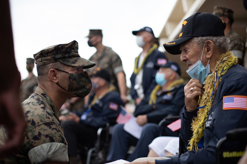 World War II veterans visit Mokapu Elementary, Marine Corps Base Hawaii