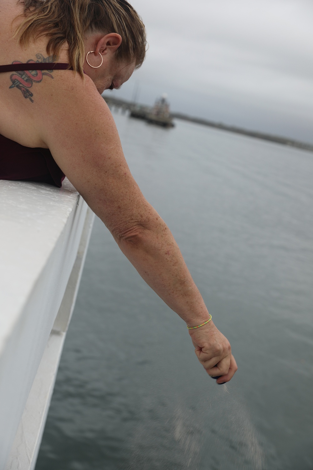 Ash Scattering Ceremony at USS Utah Memorial