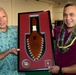 HIARNG 103rd Troop Command presents a farewell gift to Brig. Gen. Moses Kaoiwi Jr.