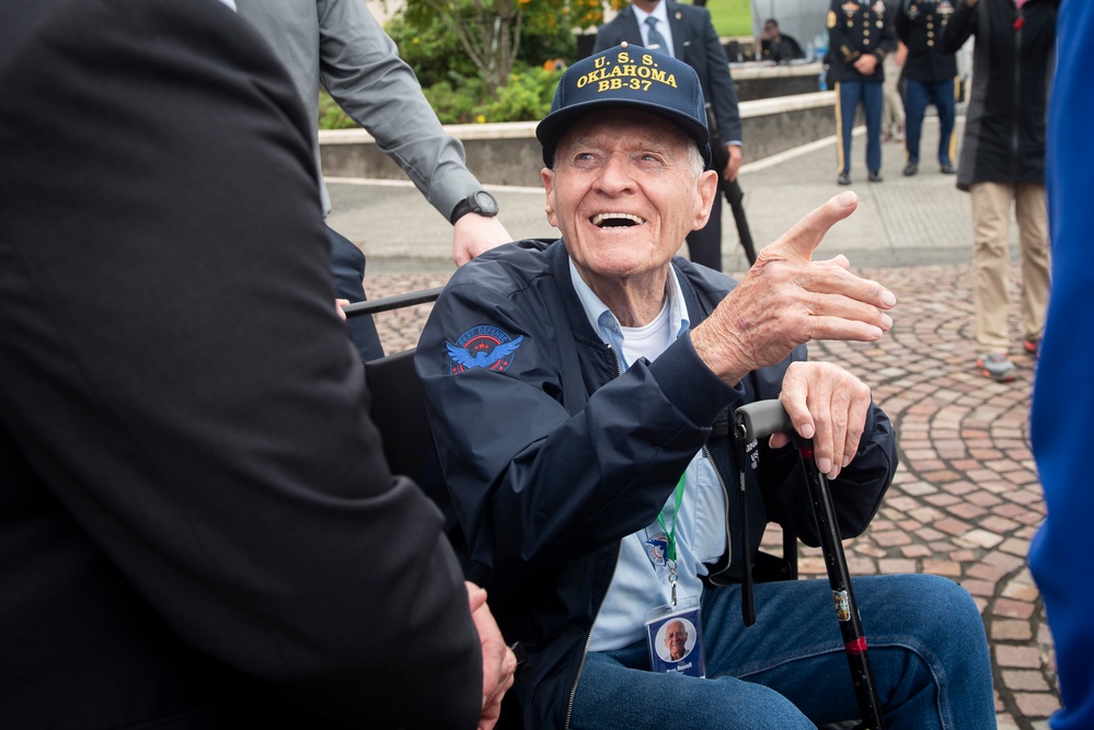 Final USS Oklahoma Remains Honored, Re-interred