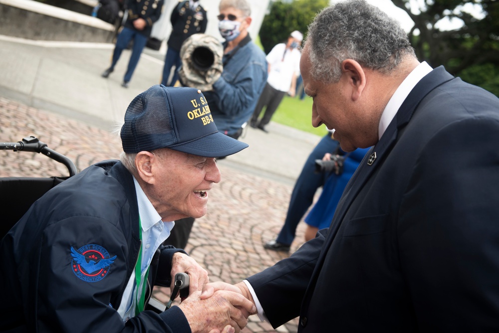 Final USS Oklahoma Remains Honored, Re-interred