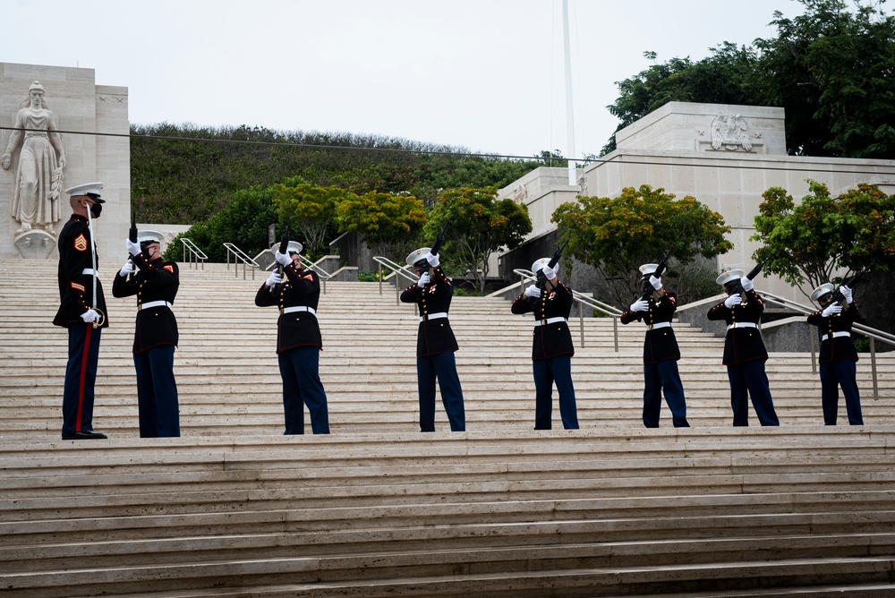 Final USS Oklahoma Remains Honored, Re-interred