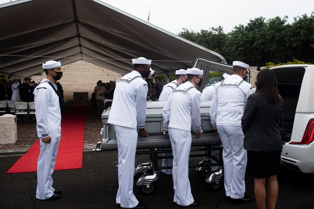 Final USS Oklahoma Remains Honored, Re-interred