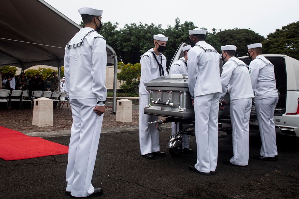 Final USS Oklahoma Remains Honored, Re-interred