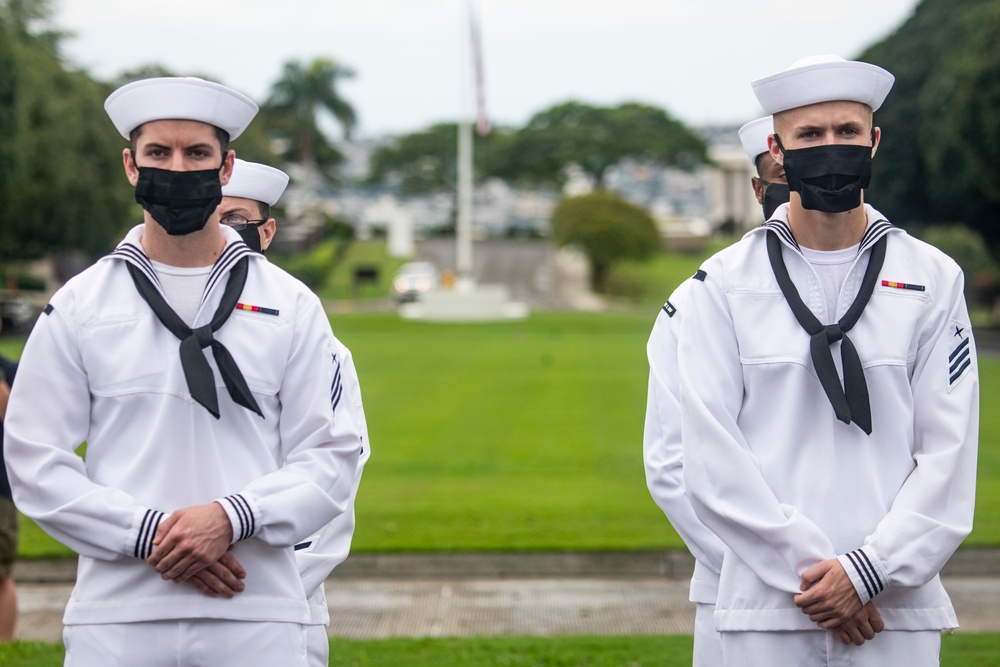 Final USS Oklahoma Remains Honored, Re-interred