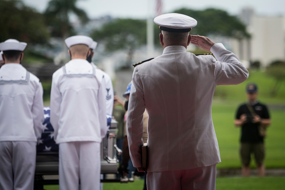 Final USS Oklahoma Remains Honored, Re-interred