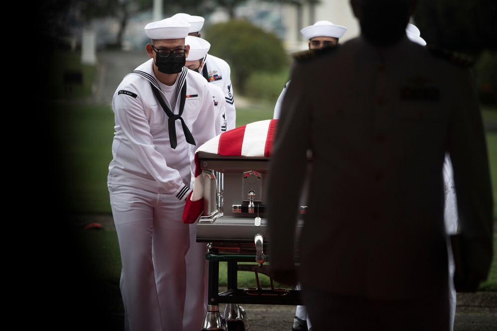 Final USS Oklahoma Remains Honored, Re-interred