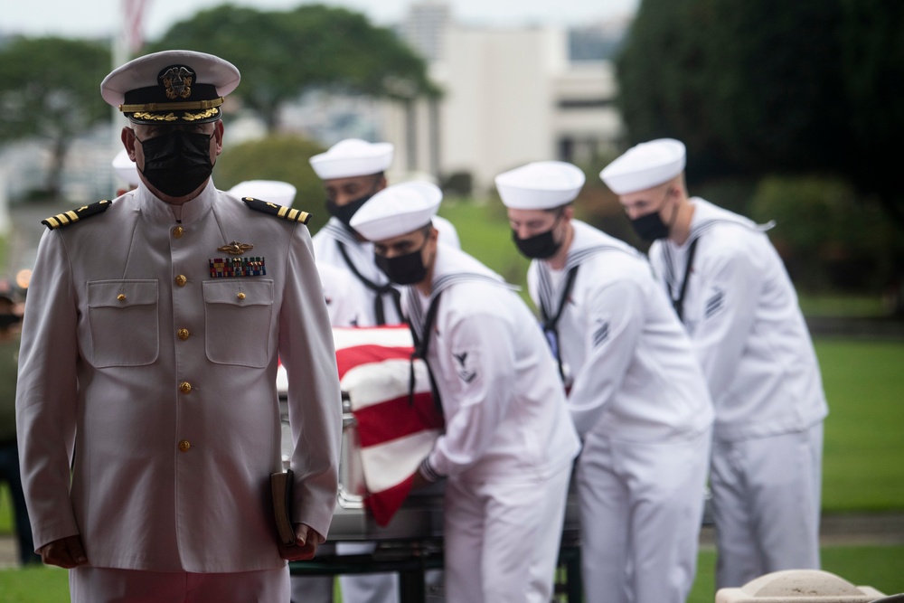 Final USS Oklahoma Remains Honored, Re-interred