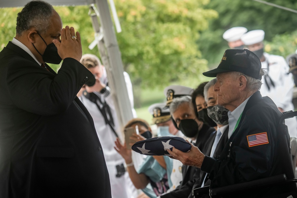 Final USS Oklahoma Remains Honored, Re-interred