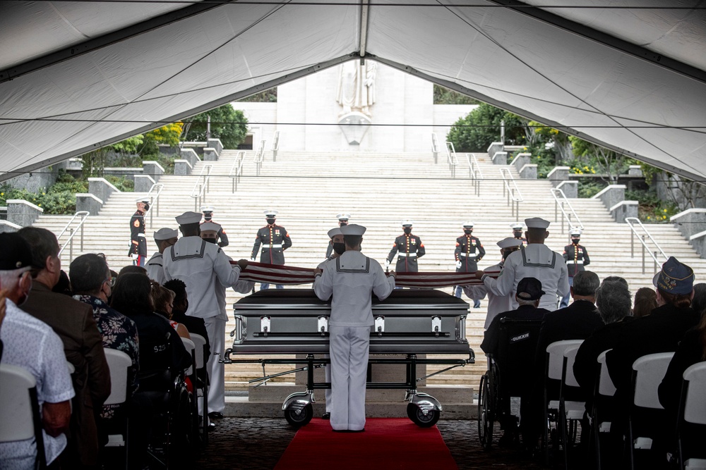 Final USS Oklahoma Remains Honored, Re-interred