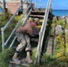 US Navy Seabees with NMCB- 5 repair a staircase for the locals in Marshall Islands