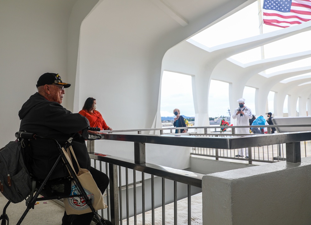 World War II Veterans Visit USS Arizona Memorial