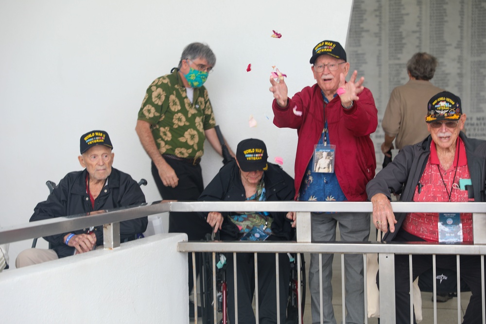 World War II Veterans Visit USS Arizona Memorial