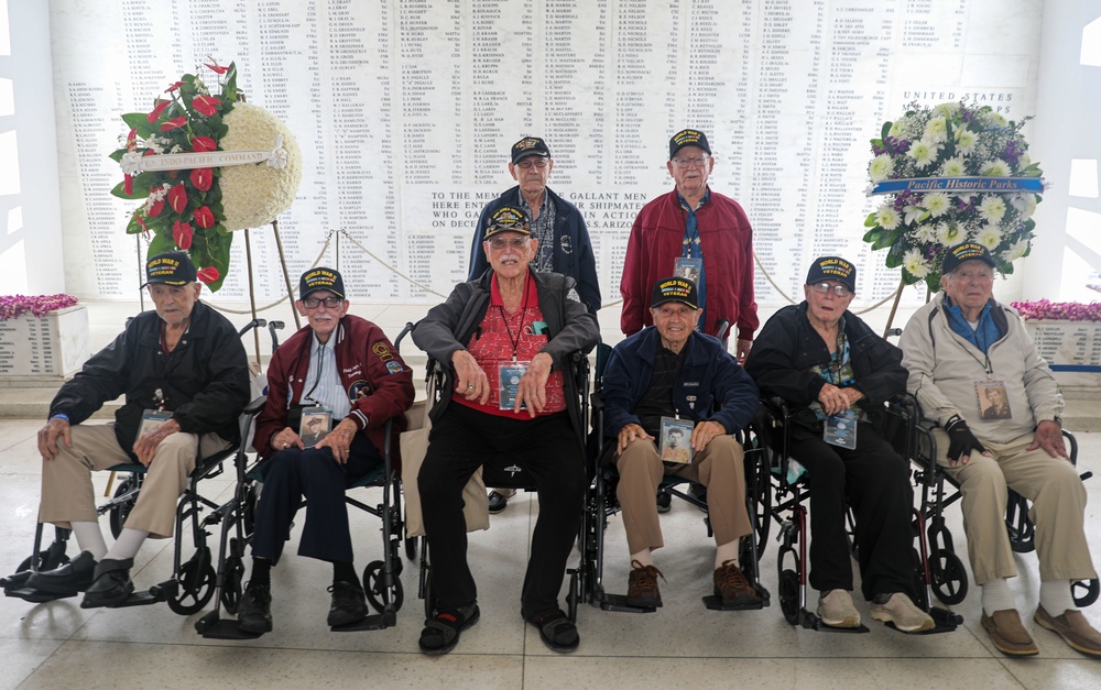 World War II Veterans Visit USS Arizona Memorial