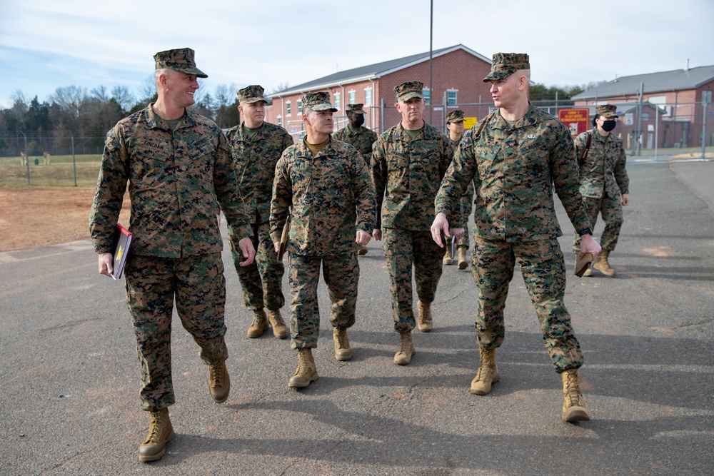 Sgt. Maj. Black visits TF Quantico