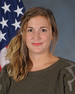 LRC Benelux transportation assistant at SHAPE provides customer service with a smile