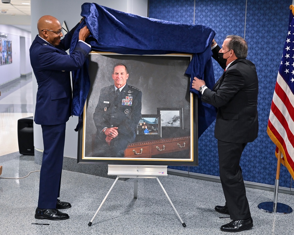 Gen. Goldfein portrait unveiling