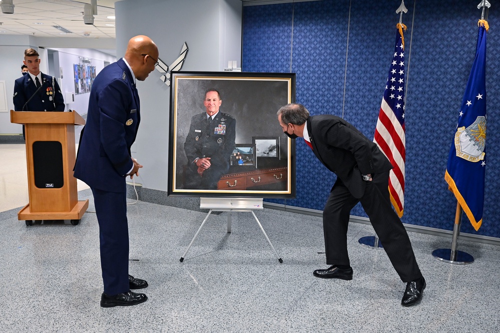 Gen. Goldfein portrait unveiling