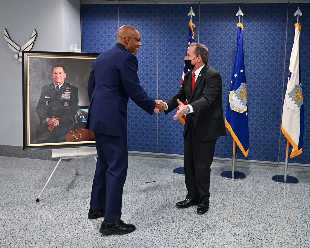 Gen. Goldfein portrait unveiling