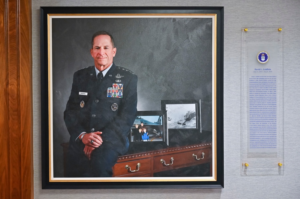 Gen. Goldfein portrait unveiling