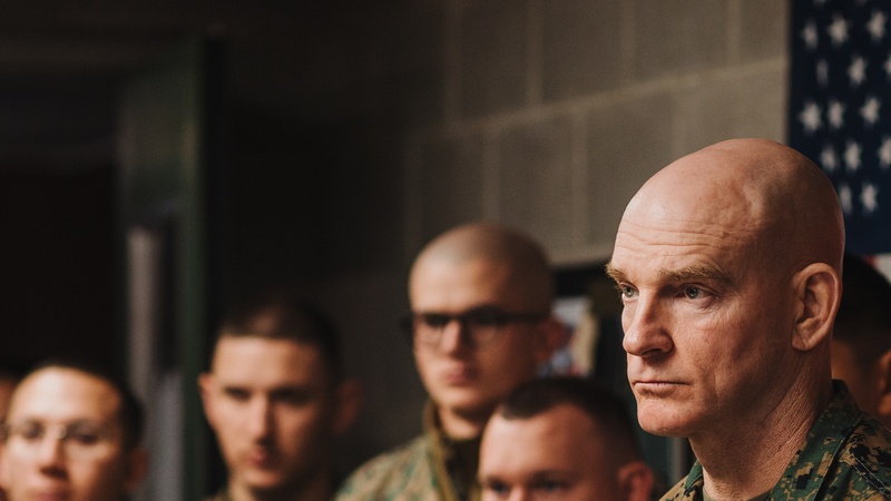 Sergeant Major of the Marine Corps visits Fort Pickett
