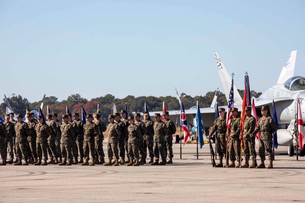 Marine Fighter Attack Squadron 312 Change of Command Ceremony